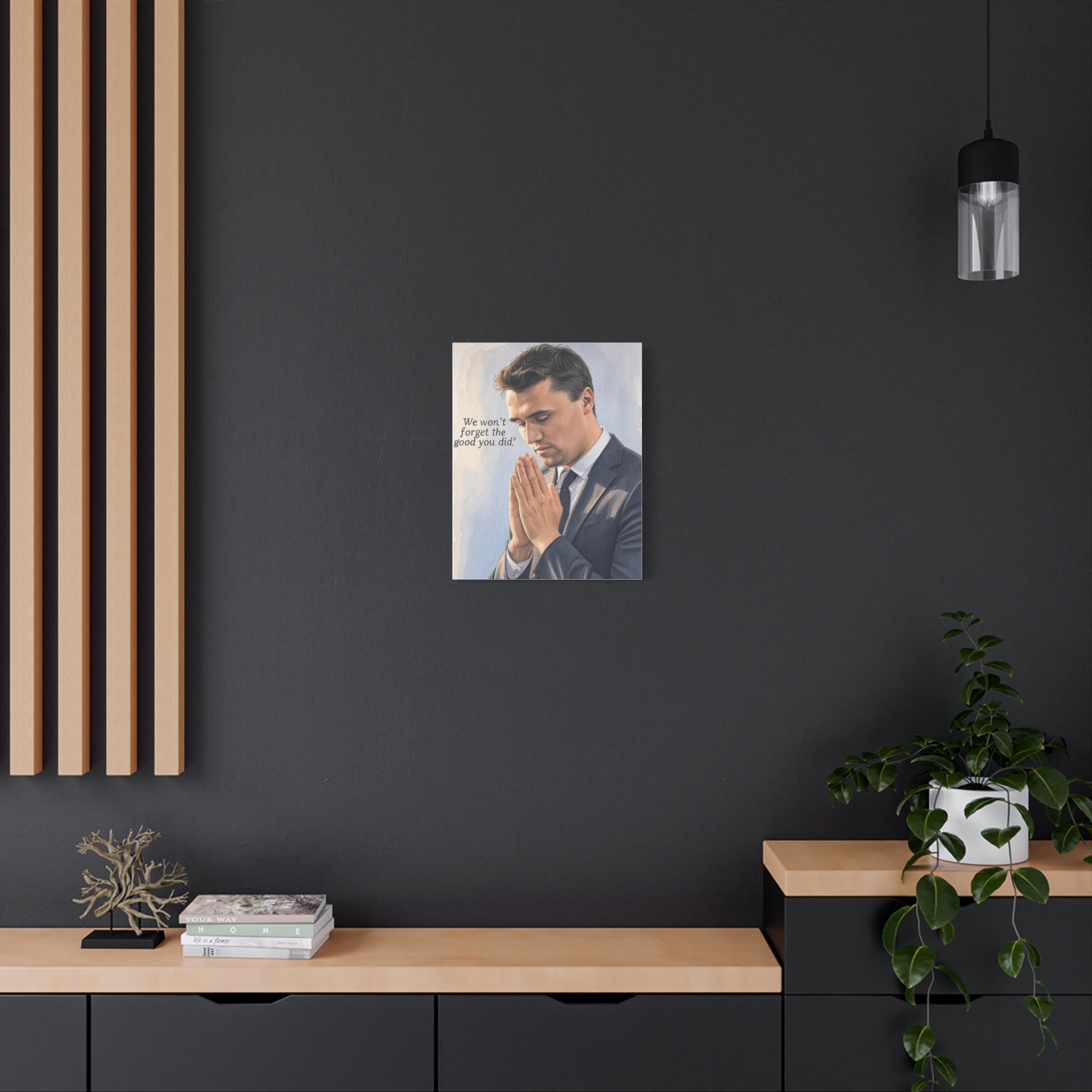 Inspirational Canvas Print, Wall Art for Remembrance and Reflection, Perfect for Memorials, Gifts for Grief and Loss, Home Decor