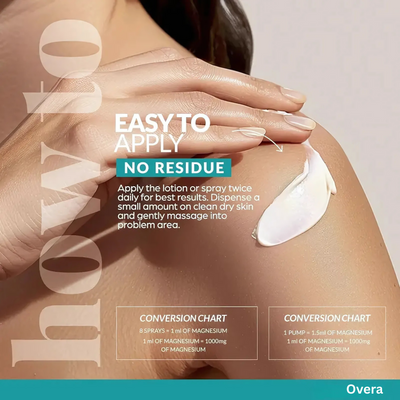 Overa™ Magnesium Oil Spray + Oil Lotion Set